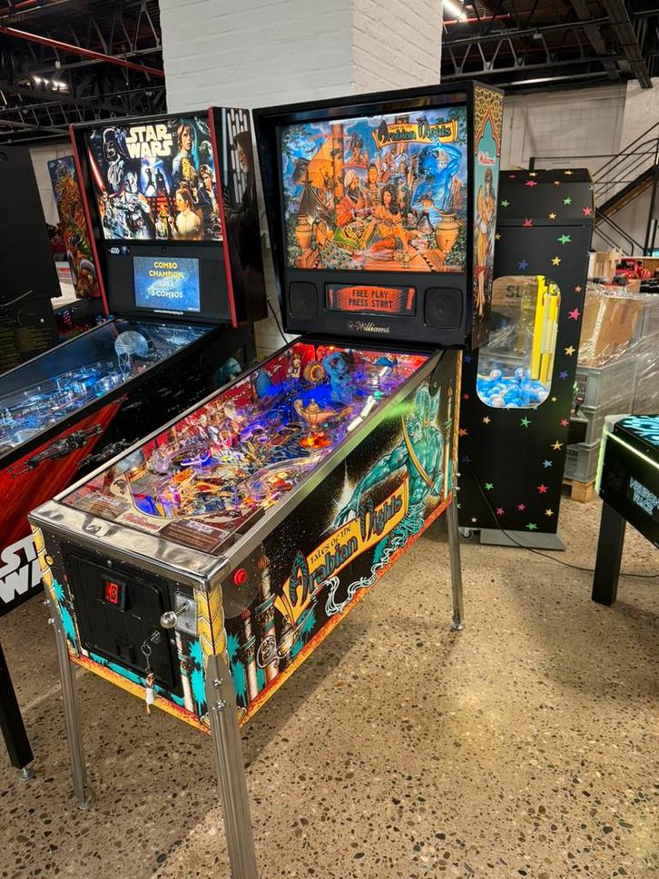 Flipper verzamelstaat TALES OF THE ARABIAN NIGHTS, Verzamelen, Automaten | Flipperkasten, Zo goed als nieuw, Dot-matrix, Flipperkast