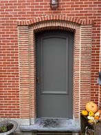 voordeur massief hout in kleur kwartsgrijs, Doe-het-zelf en Bouw, Ophalen of Verzenden, Hout