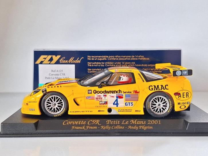Fly Corvette C5R Petit Le-Mans 2001 Ref A-125 MEILLEUR PRIX, Enfants & Bébés, Jouets | Circuits, Neuf, Circuit, Électrique, Autres marques