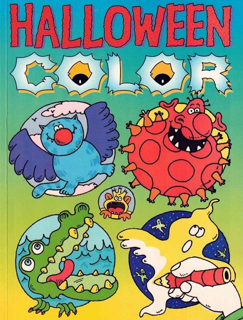 Halloween color : Kleur-& en doe-boek voor kids va +/- 5 jr, Kinderen en Baby's, Speelgoed | Educatief en Creatief, Gebruikt, Knutselen