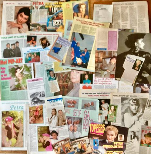 Knipsels : PETRA + poster ✂️🎶, Verzamelen, Tijdschriften, Kranten en Knipsels, Knipsel(s), Verzenden