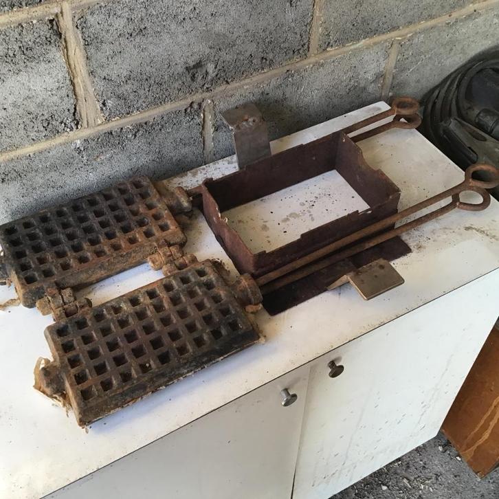 3 fers à gaufres, Elektronische apparatuur, Wafelijzers, Gebruikt, Ophalen