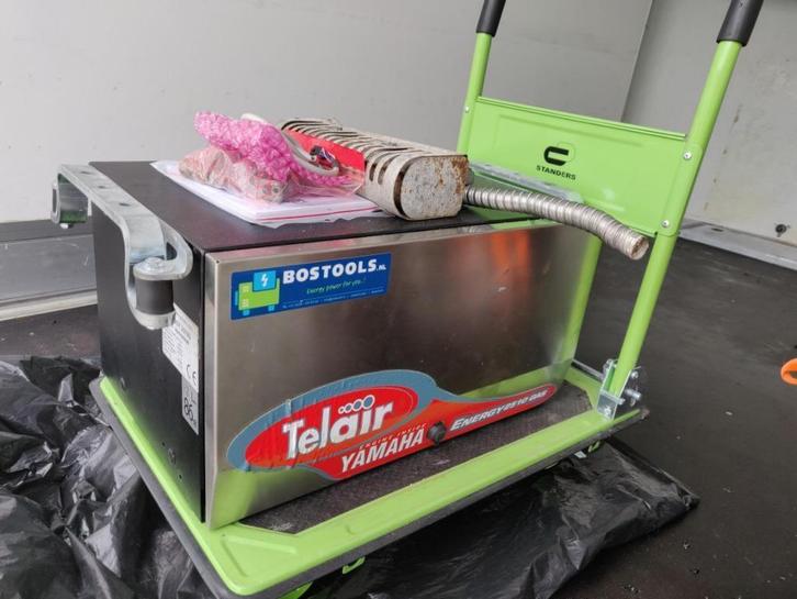 TELAIR 2510 GAS Aggregaat, Doe-het-zelf en Bouw, Aggregaten, Gebruikt, Overige typen, 10 tot 30 kVA, Elektrisch startend, Geluidgedempt