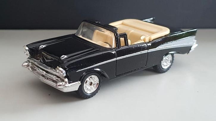 Chevrolet Belair cabriolet 1957 1/48, Hobby & Loisirs créatifs, Voitures miniatures | 1:43, Enlèvement ou Envoi