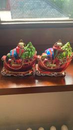 2 stuks vorm is een slee als kerst bollen, Diversen, Ophalen of Verzenden
