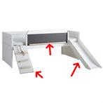 Ombouwset "Climb & Slide" voor Lifetime Kajuitbed – wit, Ophalen, Gebruikt, Wit, Hout