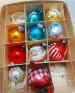 10 vintage kerstballen, Diversen, Kerst, Ophalen of Verzenden