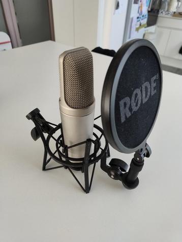 Rode NT1000 + SM6 spin & popshield beschikbaar voor biedingen