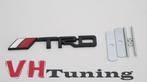 Toyota TRD 3D logo met grill bevestiging 14 cm metaal, Enlèvement