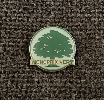 PIN - MONOPRIX VERT, Envoi, Utilisé, Autres sujets/thèmes, Insigne ou Pin's
