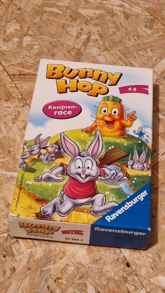 Bunny hop (reiseditie), Hobby en Vrije tijd, Gezelschapsspellen | Bordspellen, Zo goed als nieuw, Ophalen of Verzenden