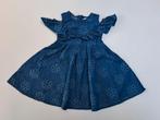 Mt 92 Denimjurk met ruches en bloemslijtages, Kinderen en Baby's, Kinderkleding | Maat 92, Mayoral, Meisje, Ophalen of Verzenden