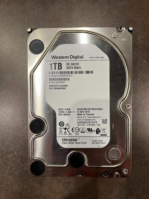 Disque dur SATA 3,5" Western Digital 1000GB, Computers en Software, Harde schijven, Zo goed als nieuw, Desktop, Intern, HDD, SATA