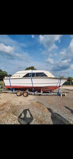 Boot te koop met trailer, Watersport en Boten, Ophalen, Gebruikt, Polyester, 6 tot 9 meter