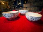 3x antiek aardewerk kom Boch La Louviere, Antiek en Kunst, Ophalen of Verzenden