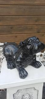 petit chien en terrazzo, Jardin & Terrasse, Statues de jardin, Animal, Pierre, Enlèvement, Neuf