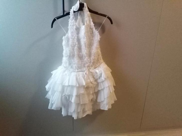 Wit communiekleedje met bolero jasje, Kinderen en Baby's, Kinderkleding | Maat 128, Gebruikt, Meisje, Setje, Ophalen of Verzenden