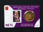 Vaticaanstad: 50 cent 2017 (coincard nummer 17) in UNC, Postzegels en Munten, Munten | Europa | Euromunten, 50 cent, Vaticaanstad