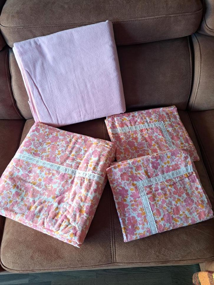 Flanel lakens en peluw,  nagelnieuw,  2 pers, Huis en Inrichting, Slaapkamer | Beddengoed, Nieuw, Overige typen, Tweepersoons