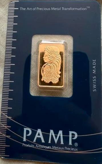 PAMP 5gram goudbaar in seal beschikbaar voor biedingen