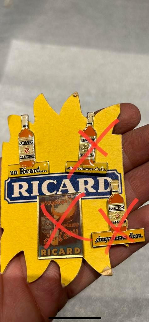 Pins Ricard, Collections, Marques & Objets publicitaires, Comme neuf