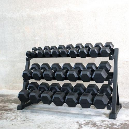 Resbosports Hex Dumbbell Set 2,5-20kg - Hexagon Dumbbells, Sports & Fitness, Équipement de fitness, Neuf, Haltère, Bras, Pectoraux