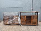 Multifunctioneel dressoir - opbergkast - keukenkast, Ophalen, Overige materialen, 100 tot 150 cm, Industrieel/vintage