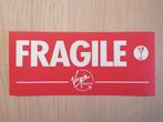 Virgin Express Sticker #02 Fragile Sabena 7x16, Ophalen of Verzenden, Nieuw