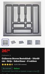 Bestekmand NIEUW, Ophalen, Nieuw, Grijs