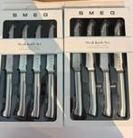 Nieuw smeg 8 steakmessen, Huis en Inrichting, Nieuw, Ophalen of Verzenden, Bestekset, Inox of Chroom