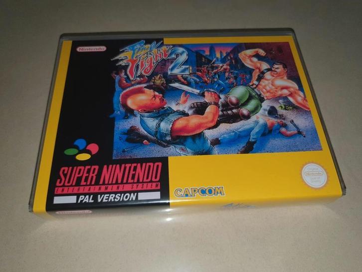 Final Fight 2 SNES Game Case, Games en Spelcomputers, Games | Nintendo Super NES, Zo goed als nieuw, Verzenden