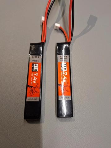 Batteries LIPO 7.4v 1100mAh, Enlèvement ou Envoi, Comme neuf