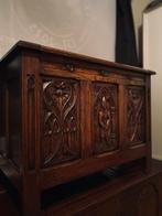 2 mooie opbergkisten, houtsnijwerk, Ophalen