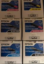 Toner couleur et noir Epson d’origine pour imprimante laser