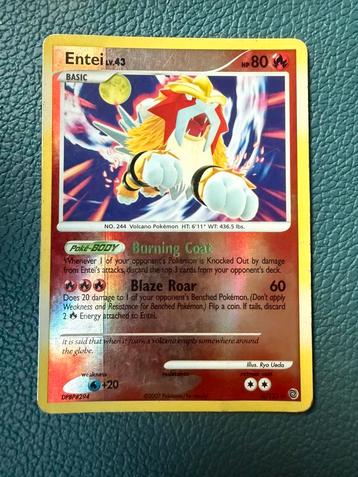 Entei 4/132 holo inversé (merveilles secrètes, 2007), Enlèvement ou Envoi, Utilisé, Cartes en vrac