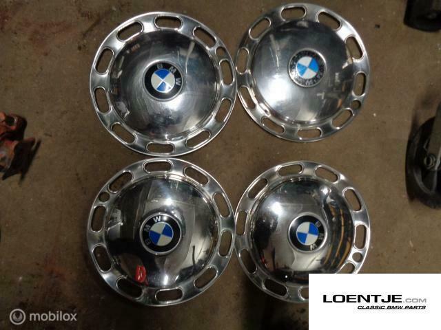 chromen Wieldoppen set BMW 02 1602 1802 2002, Auto diversen, Wieldoppen, Gebruikt, Ophalen of Verzenden