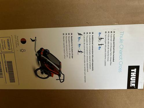 KitThule Chariot Jogging + remorque Chariot Cross + kit vélo, Sport en Fitness, Loopsport en Atletiek, Zo goed als nieuw, Overige typen