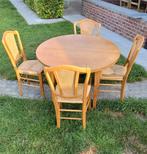 Tafel met 4 stoelen, gratis af te halen, Huis en Inrichting, Ophalen, Gebruikt