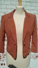 stretch blazer 3 4e mouw camel / cognac bruin Nieuw S + M, Vêtements | Femmes, Vestes & Costumes, Neuf, Enlèvement ou Envoi, Taille 36 (S)