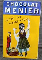 Plaque emaille chocolat meunier, Ophalen of Verzenden