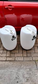 2x 60L vaten GRATIS, Tuin en Terras, Ophalen, Kunststof, Gebruikt, Met kraantje