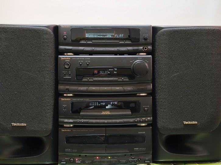 Chaîne Hi-Fi technics, Audio, Tv en Foto, Stereoketens, Gebruikt, Cassettedeck, Cd-speler, Tuner of Radio, Speakers, Overige merken
