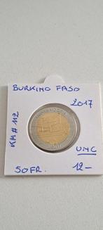 Burkina faso 50 fr 2017 UNC, Ophalen of Verzenden