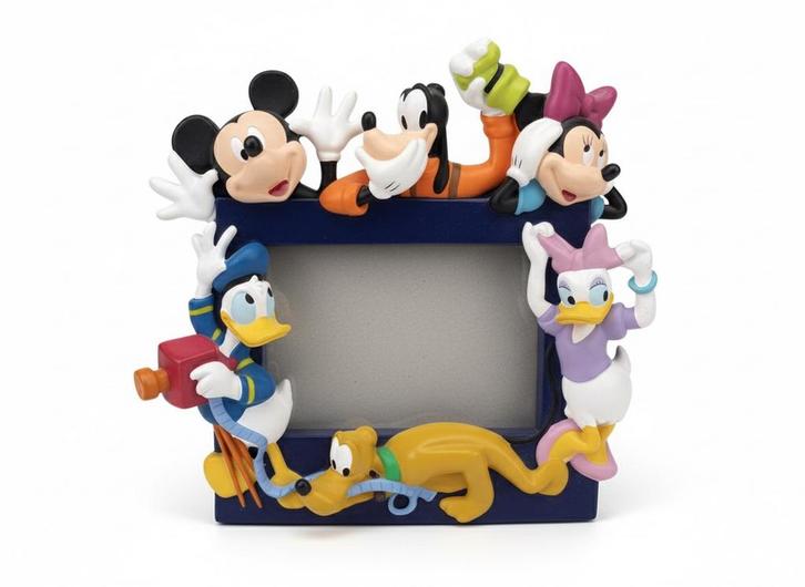 Prachtige Disney fotolijst — Mickey, Goofy, Donald, Pluto,, Collections, Disney, Comme neuf, Enlèvement ou Envoi