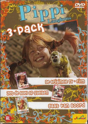 Pippi Langkous - 3 dvd box beschikbaar voor biedingen