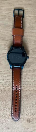 Fossil Smartwatch : Q Marshal 6030, Leer, Polshorloge, Zo goed als nieuw, Ophalen