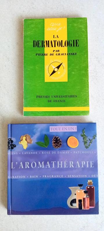 Boeken: aromatherapie en dermatologie  beschikbaar voor biedingen