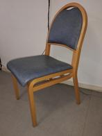 Chaise très solide en simili blue, Gebruikt, Blauw, Eén, Ophalen