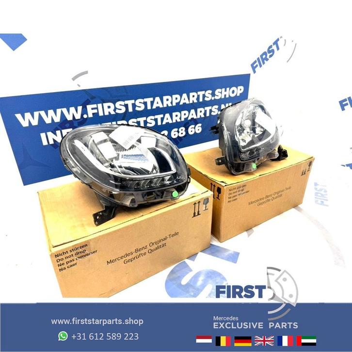 SMART KOPLAMPEN SET LINKS + RECHTS A4538200739 A4538200839 S, Auto-onderdelen, Verlichting, Smart, Gebruikt, Ophalen of Verzenden