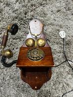Vintage telefoon vaste lijn, Télécoms, Téléphones fixes | Filaires, Avec cadran rotatif, Enlèvement, Utilisé